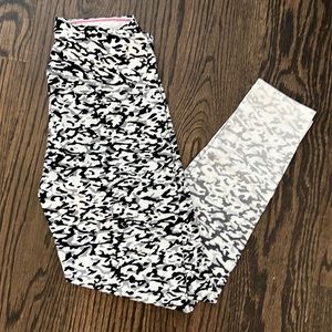 Ombré leopard leggings